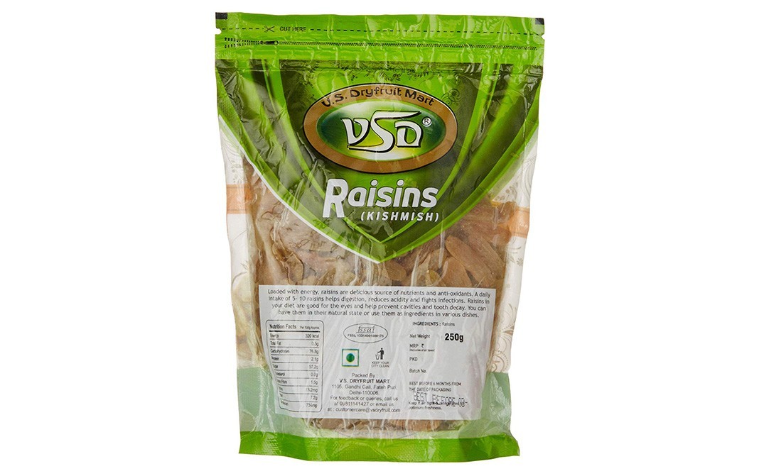 VSD Raisins (Kishmish)    Pack  250 grams
